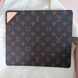 Authentic Louis Vuitton Monogram Mousepad in Brown and Tan
